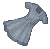 Veteran reward ice blue plain dress.gif