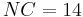 NC=14\!