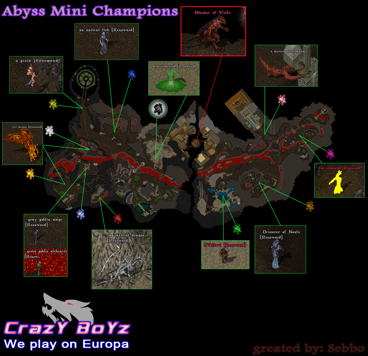 Mini-Champions inside the Stygian Abyss Dungeon (by Sebbo)