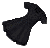 Veteran reward dark gray plain dress.gif